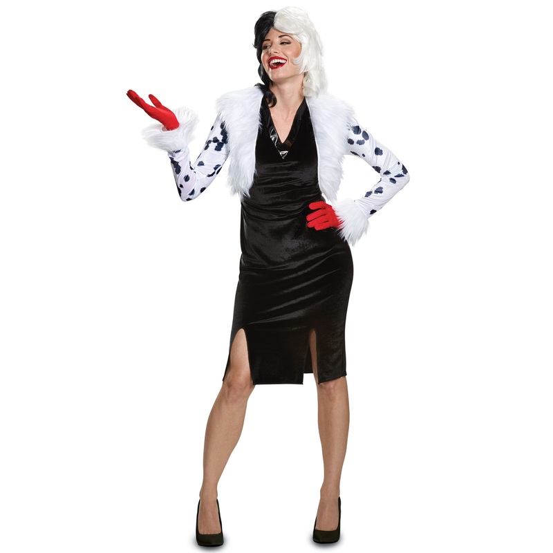 Cruella De Vil Deluxe Adult Costume Small (4-6)
