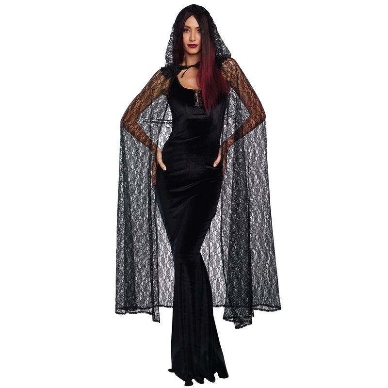 Lace Cape Black