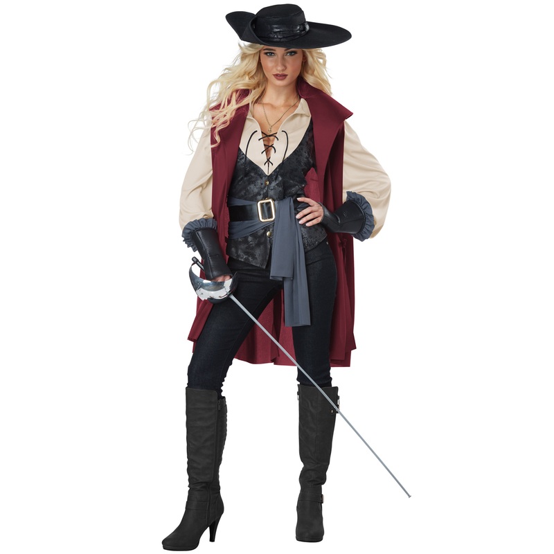 Lady Musketeer Adult Costume X-Small