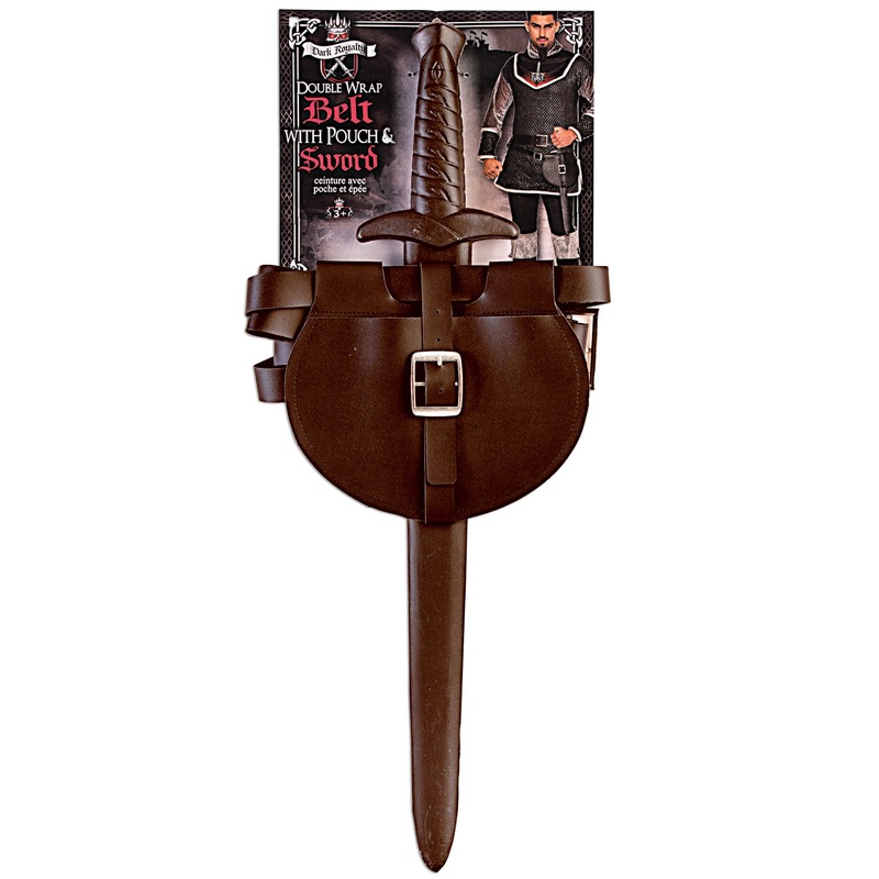 Medieval Double Wrap Belt with Sword Standard