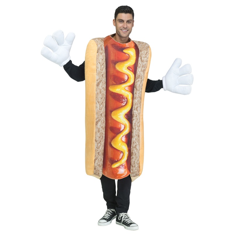 PhotoReal Hot Dog Adult Costume Standard
