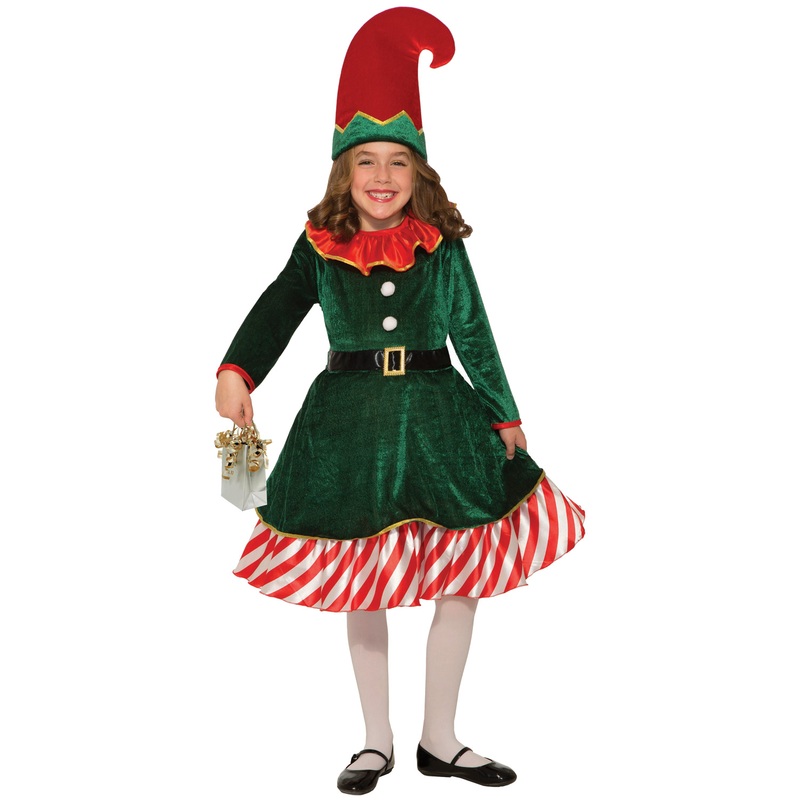 Santa's Li'l Elf Child Costume (Small) Small