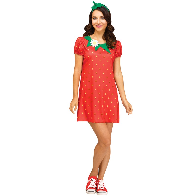 Strawberry Cutie Adult Costume Small/Medium