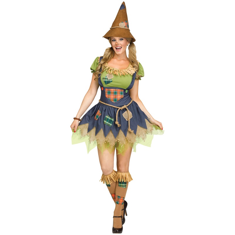 Sweet Scarecrow Adult Costume Small/Medium