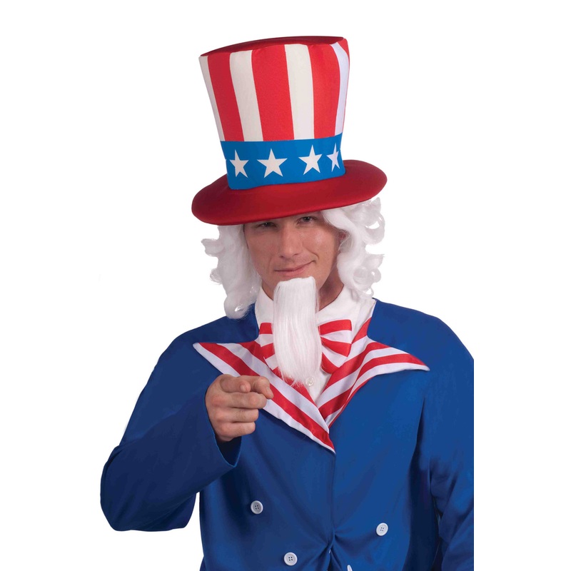Uncle Sam Adult Wig & Beard Set Standard