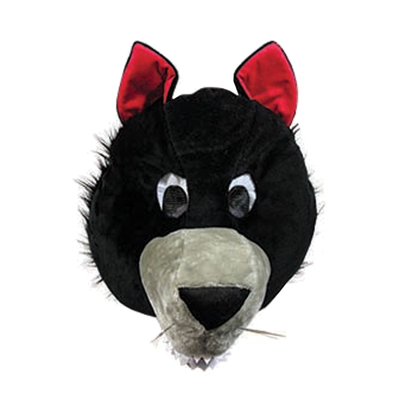 Wolf Mascot Mask Standard