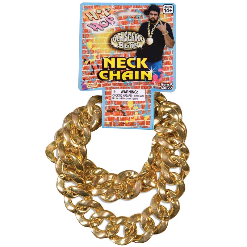 80's Big Links Neck Chain (Gold) Standard