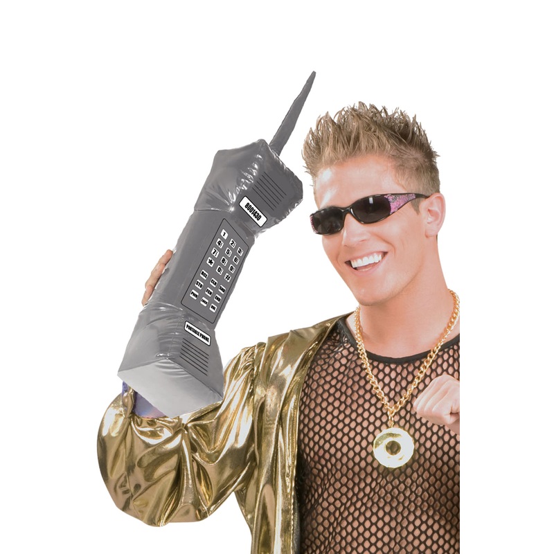 80s Retro Inflatable Phone Accessory Standard