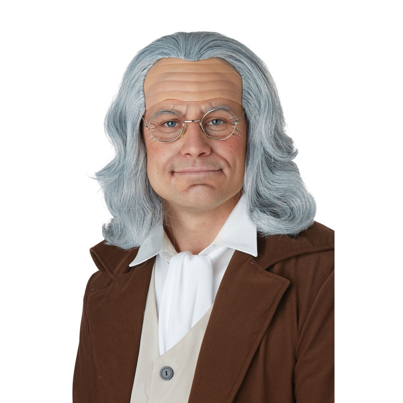 Benjamin Franklin Adult Wig Standard