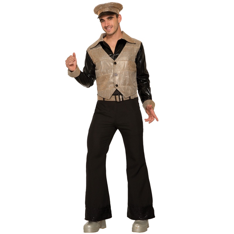 Gold Disco King Adult Costume Standard