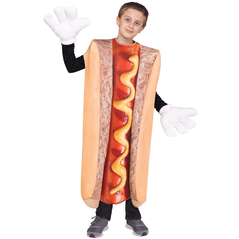 PhotoReal Hot Dog Child Costume One Size