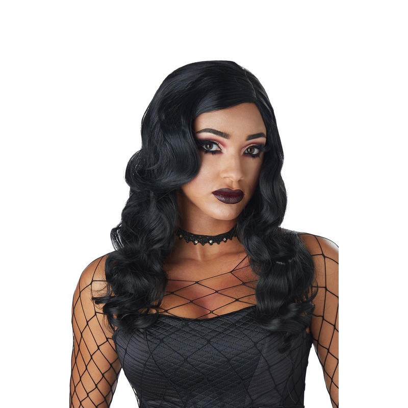 Sultry Siren Adult Wig (Black) Standard