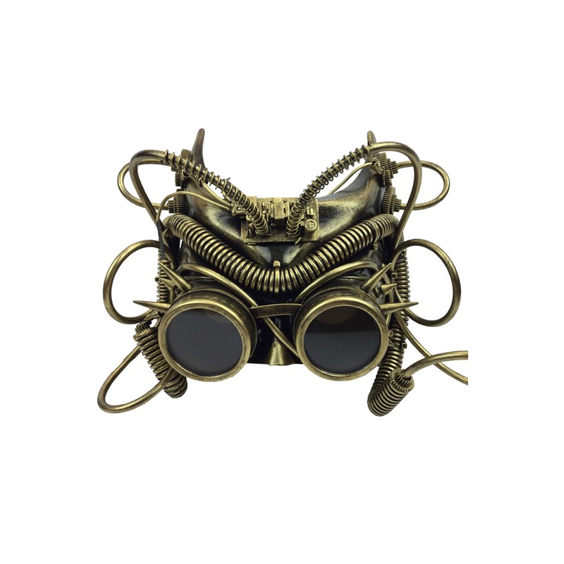The Steampunk Knight Mask (Gold) Standard