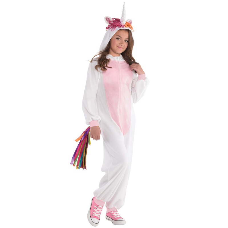 Unicorn Zipster Child Costume (Large) Large (12-14)