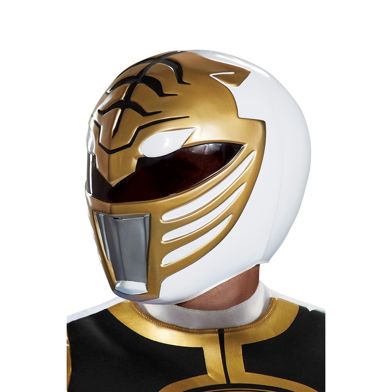 White Ranger Adult Helmet Standard