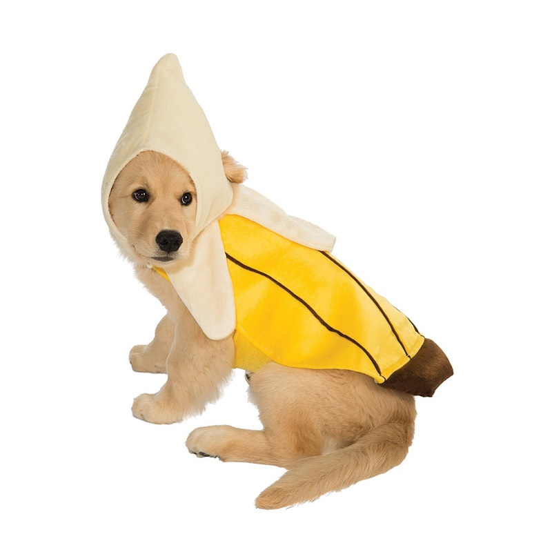 Banana Pet Costume Small