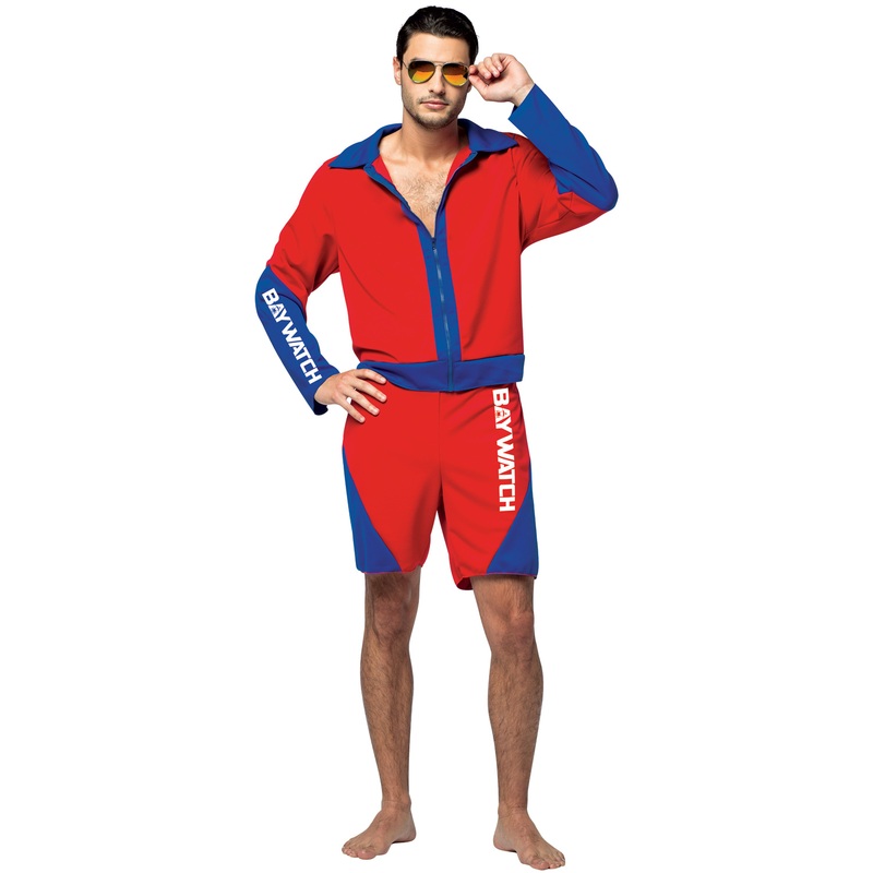 Baywatch Male Lifeguard Suit Adult Costume One Size