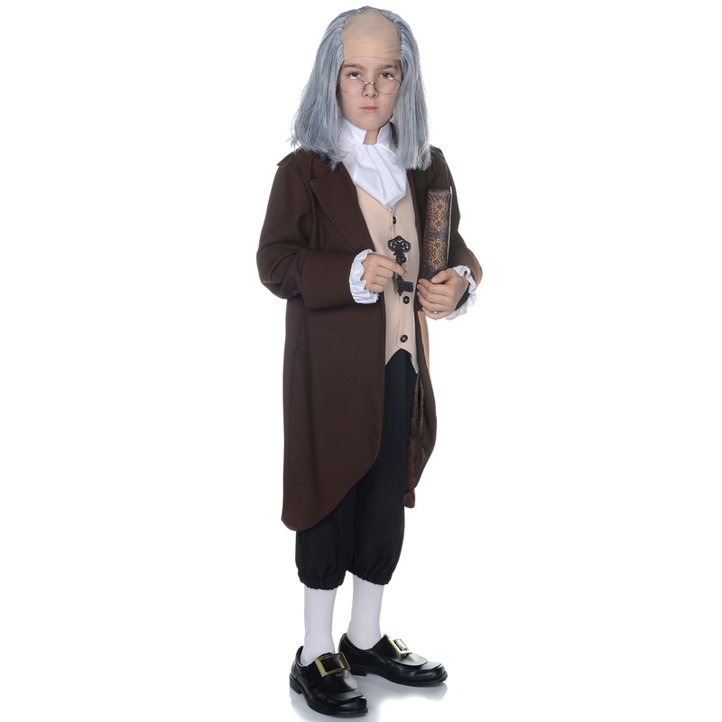 Ben Franklin Historical Child Costume Small