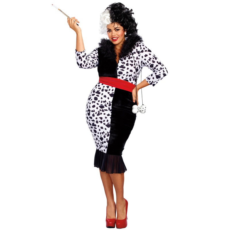 Dalmatian Diva Plus Size Costume 1XL