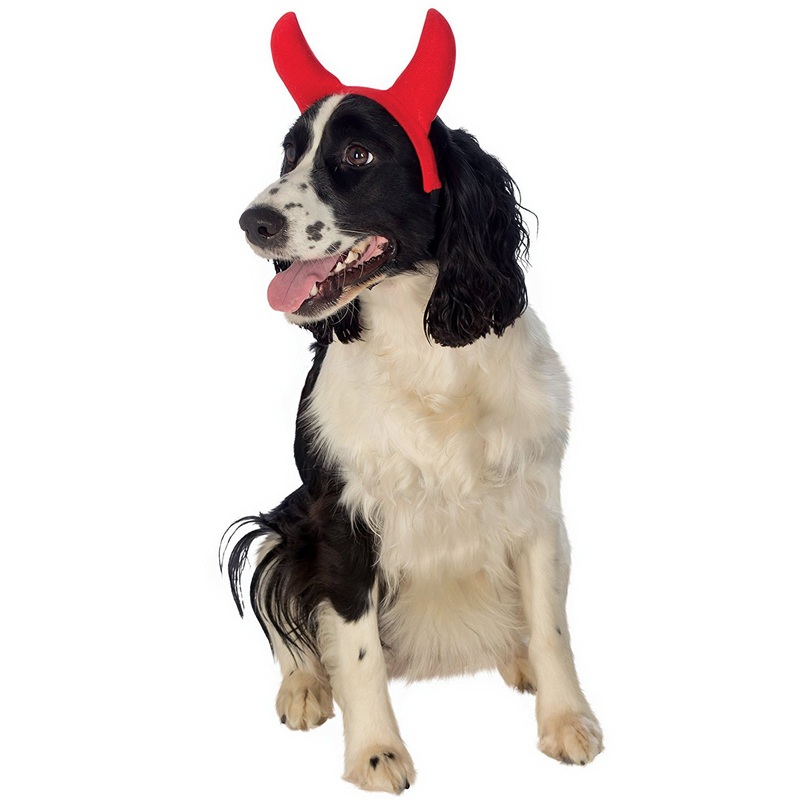 Devil Horns Pet Costume Small/Medium