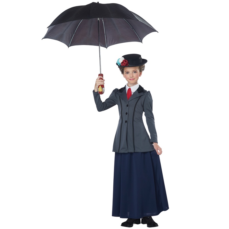 English Nanny Child Costume Small
