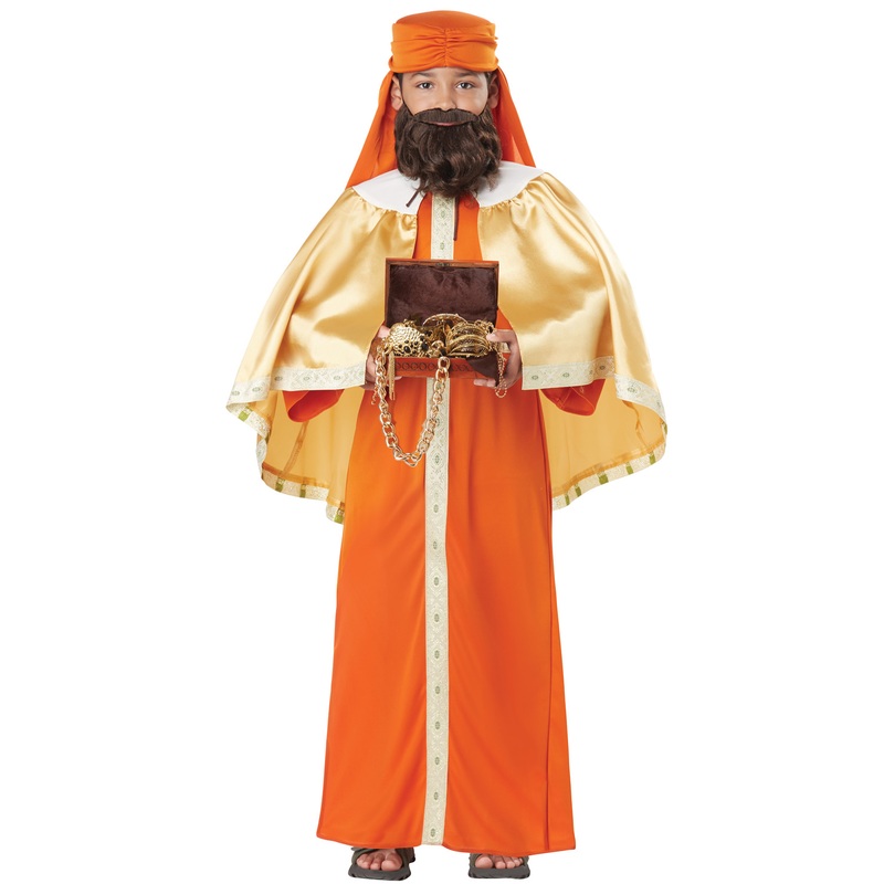 Gaspar, Wise Man (Three Kings) Child Costume Small/Medium