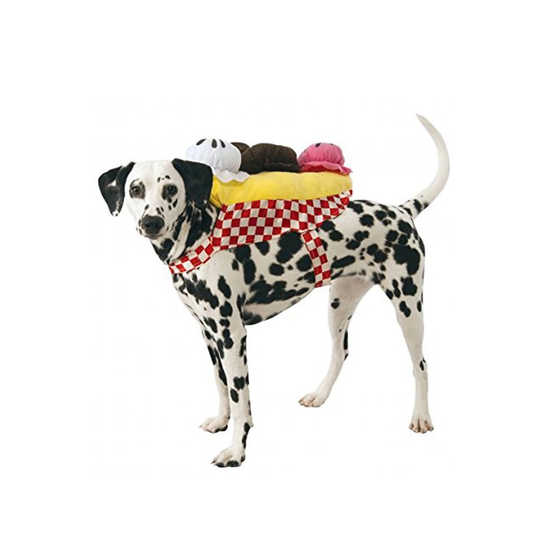 Ice Cream Sundae Pet Costume Small