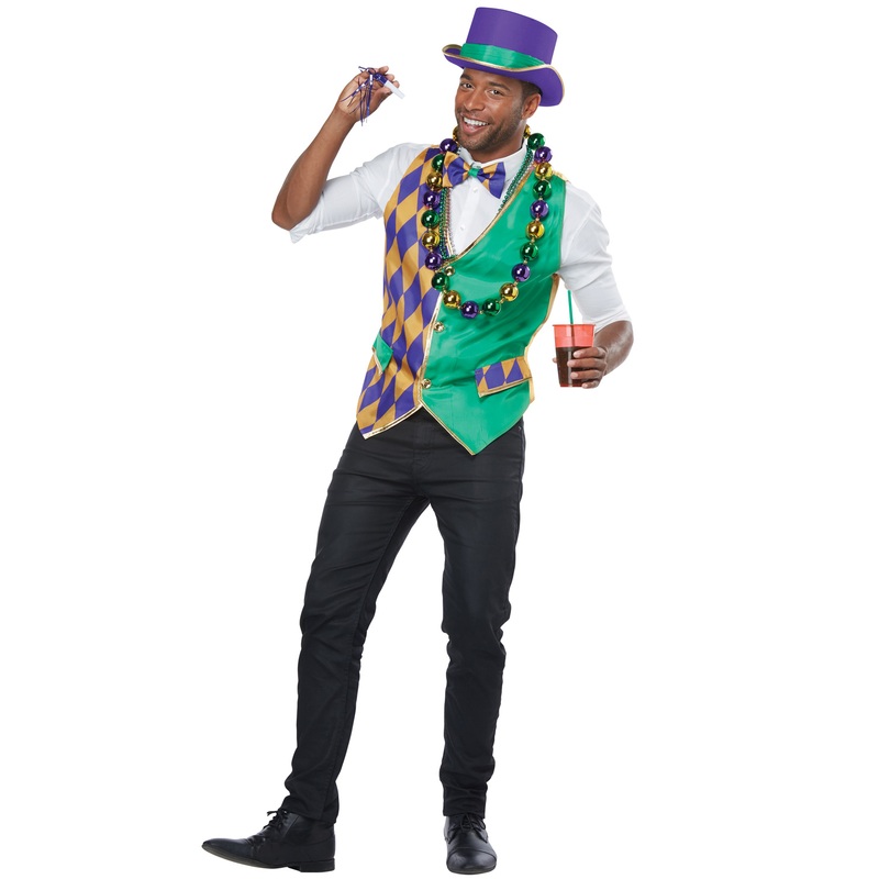 Mardi Gras Man Adult Costume Kit Small/Medium