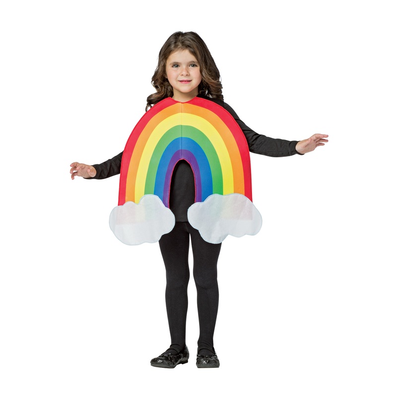 Rainbow Child Costume 4-6X