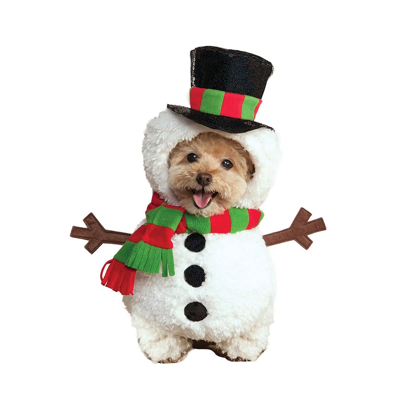 Snowman Pet Costume Small