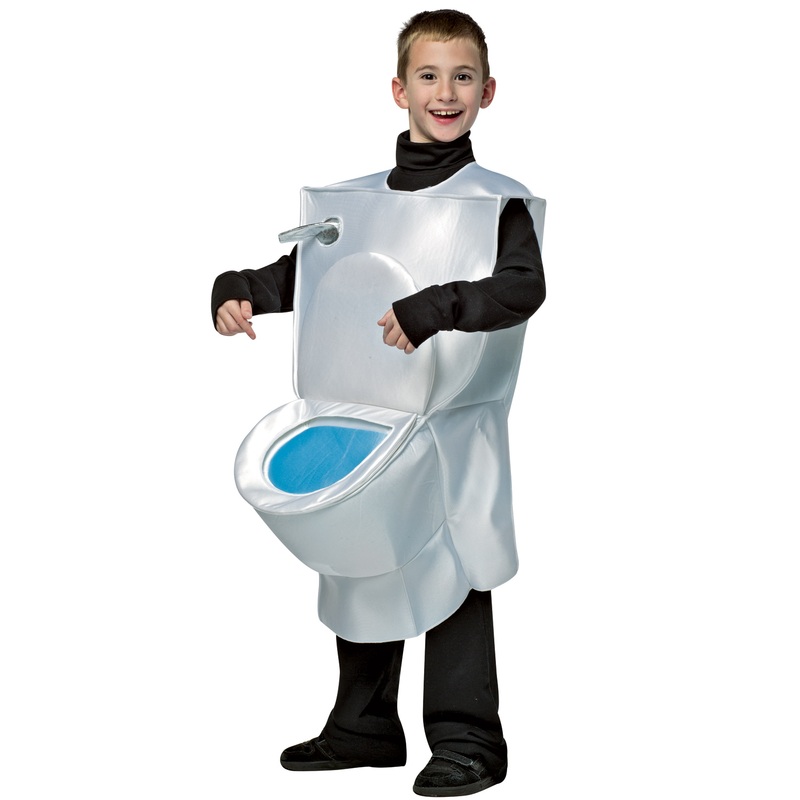 Toilet Child Costume 7-10