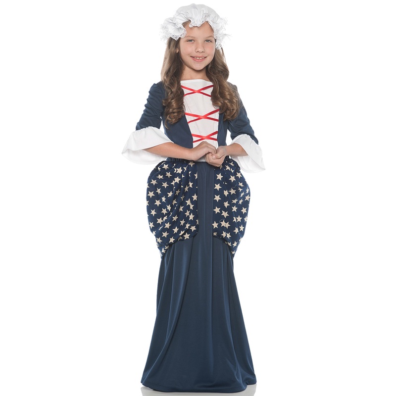 Betsy Ross Historical Child Costume Small