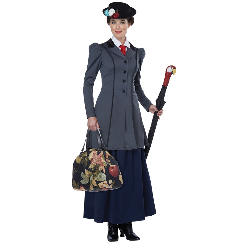 English Nanny Adult Costume X-Small