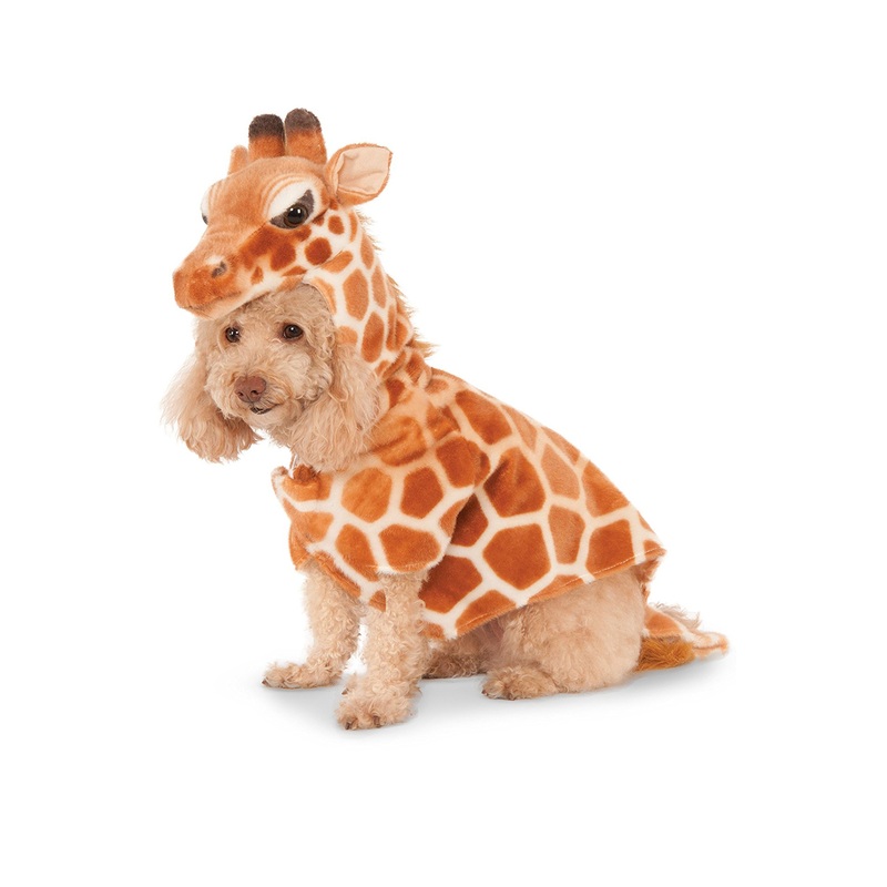 Giraffe Hoodie Pet Costume X-Small