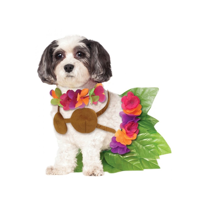 Hula Girl Pet Costume Small