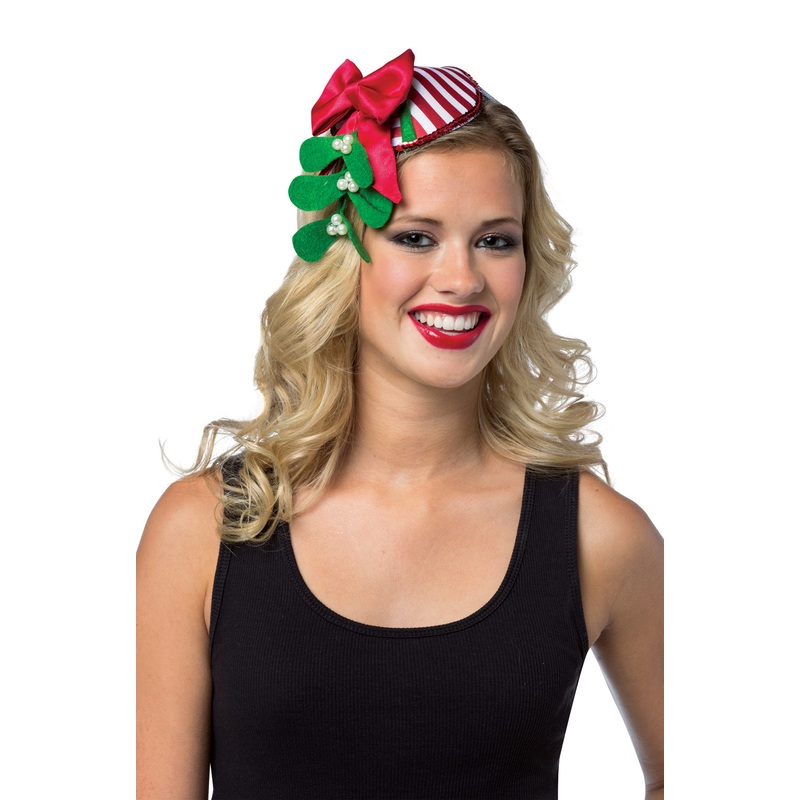 Mistletoe Striped Holiday Headband Standard