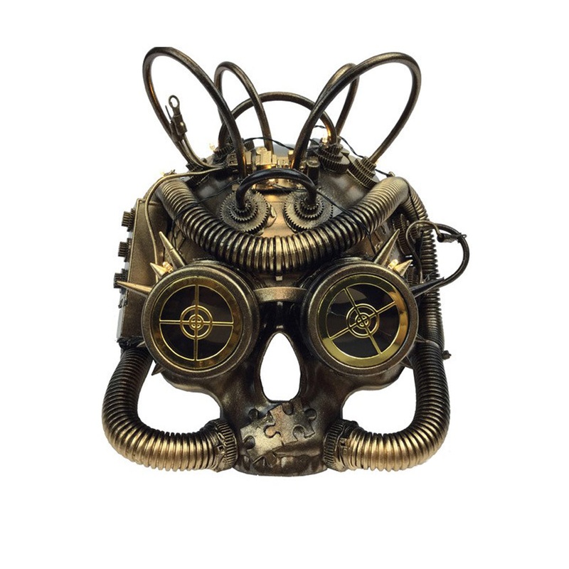 Respirator Skull mask (Gold) Standard