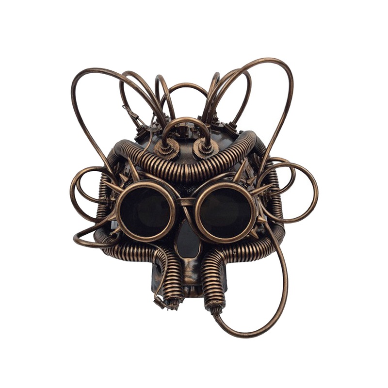Robot Skull Mask (Copper) Standard