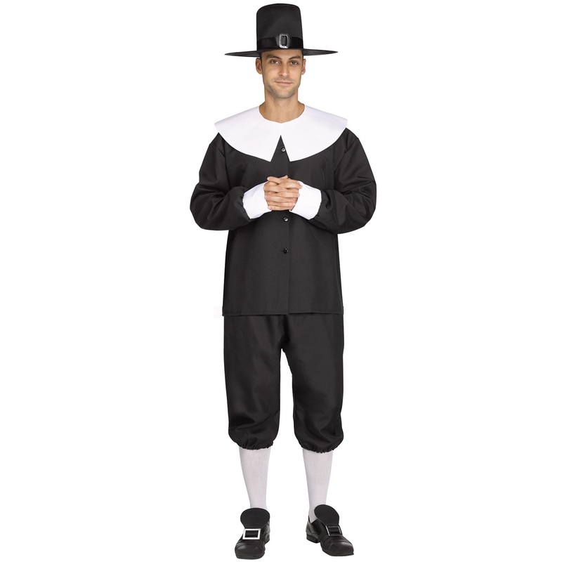 American Pilgrim Man Adult Costume Standard