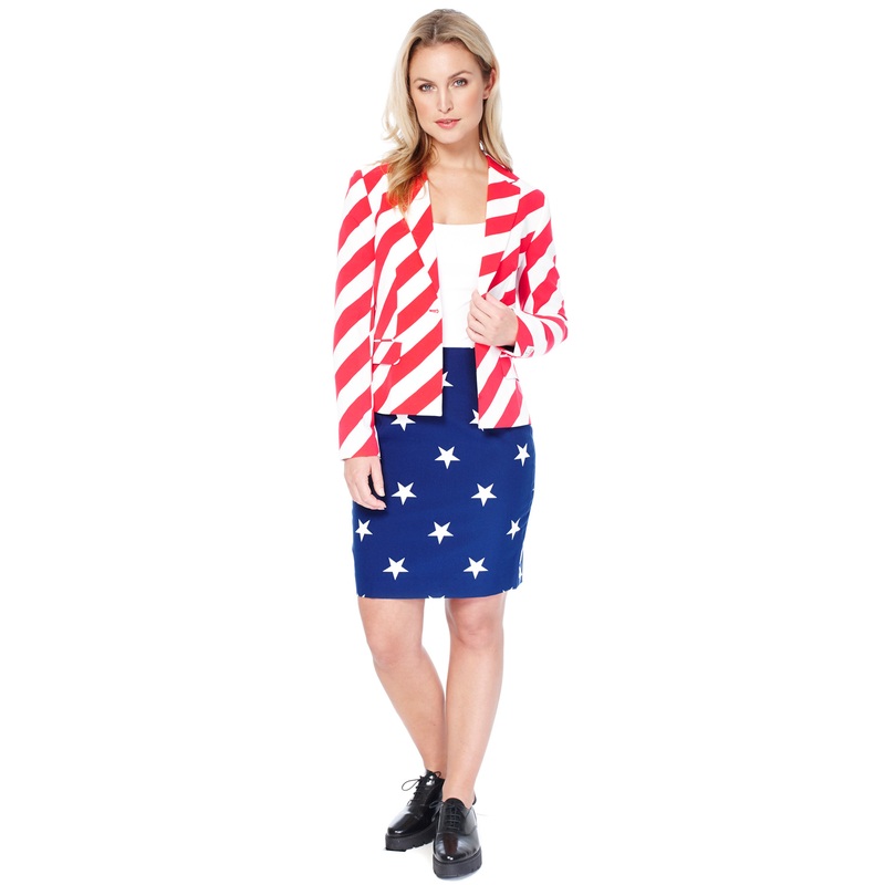 American Woman Suit Adult Costume 4