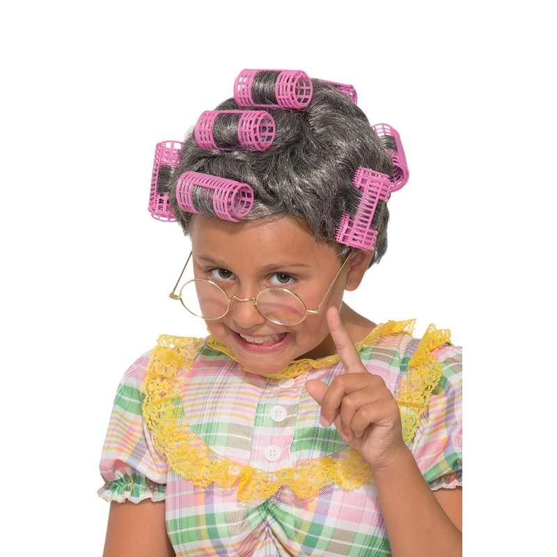Aunt Gertie Child Costume Wig Standard