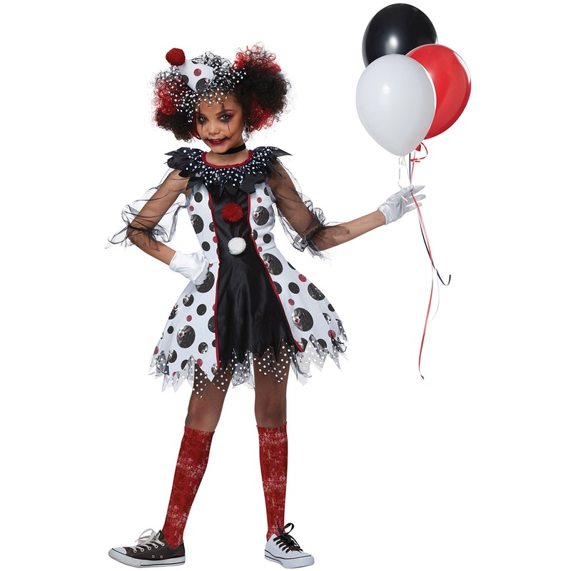 Creepy Clown Girl Child Medium