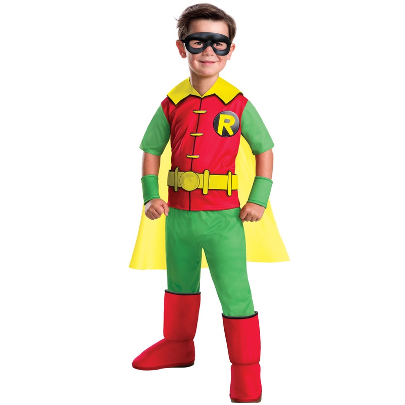 DC Comics Deluxe Robin Child Costume Small