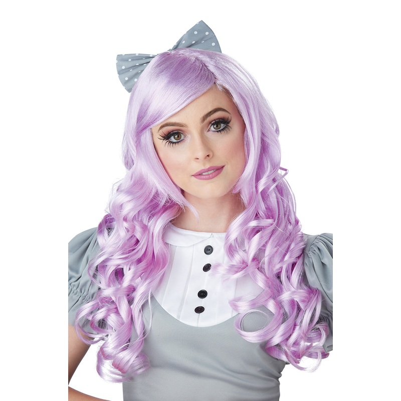 Lavender Cosplay Doll Adult Wig Standard