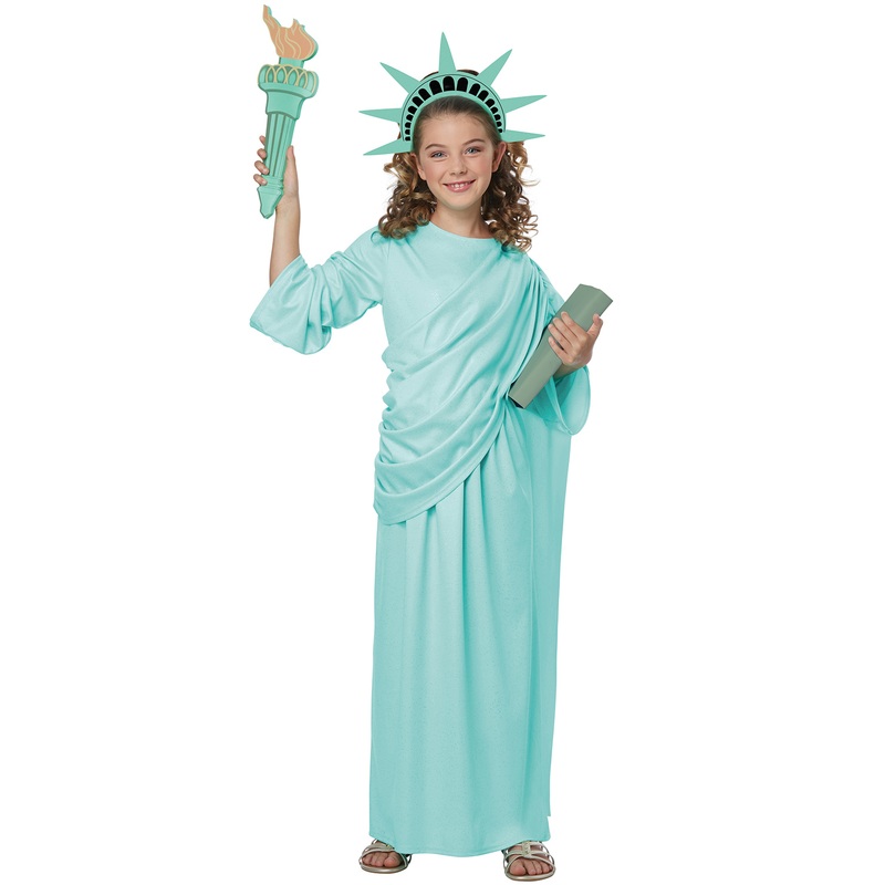 Statue of Lady Liberty Child Costume Medium