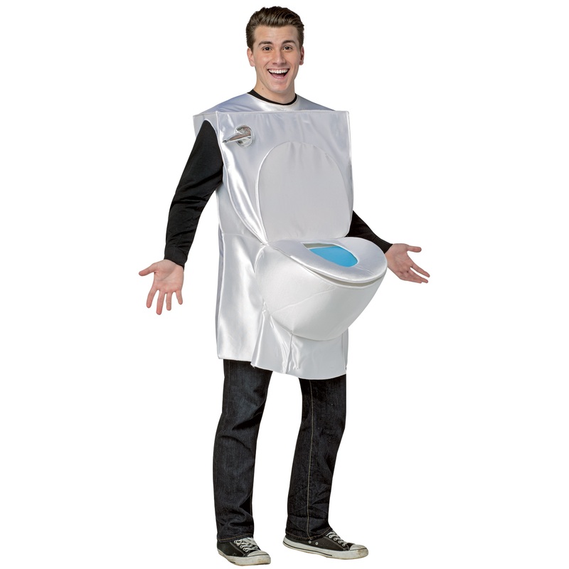 Toilet  Adult Costume One Size
