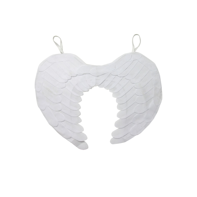 23-Inch Non-Feathered Wings (White) Standard