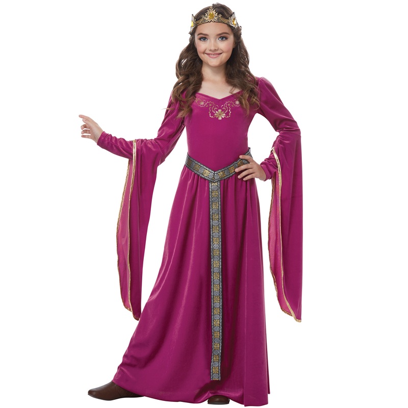 Blushing Medieval Princess Child Costume X-Small