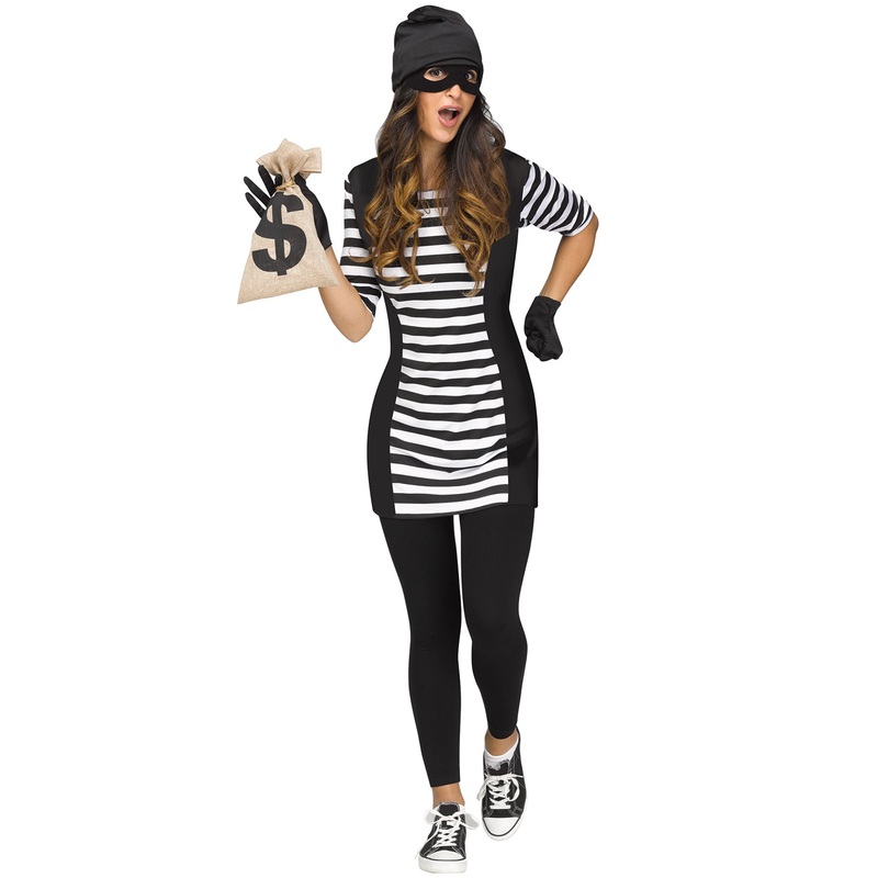 Burglar Babe Adult Costume Small/Medium