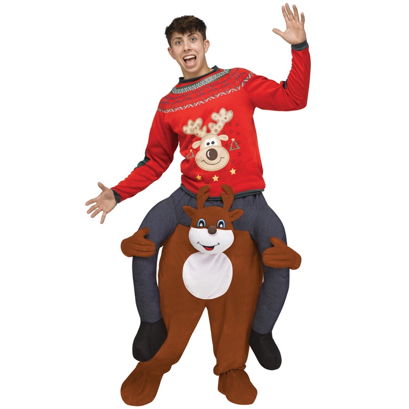 Carry Me Reindeer Adult Costume Standard